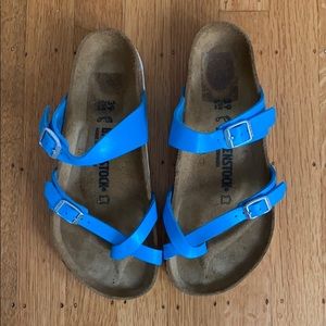 Blue Birkenstock’s